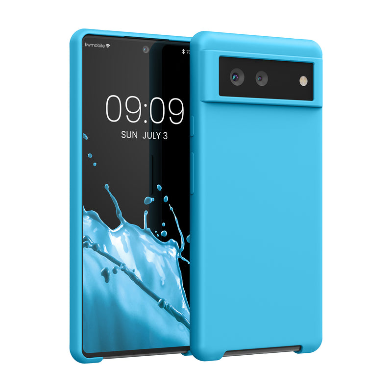 kwmobile Handyhülle für Google Pixel 6 Case Kabelloses Laden Schutzhülle Cover