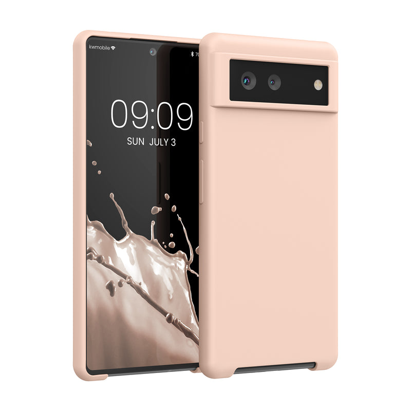 kwmobile Handyhülle für Google Pixel 6 Case Kabelloses Laden Schutzhülle Cover