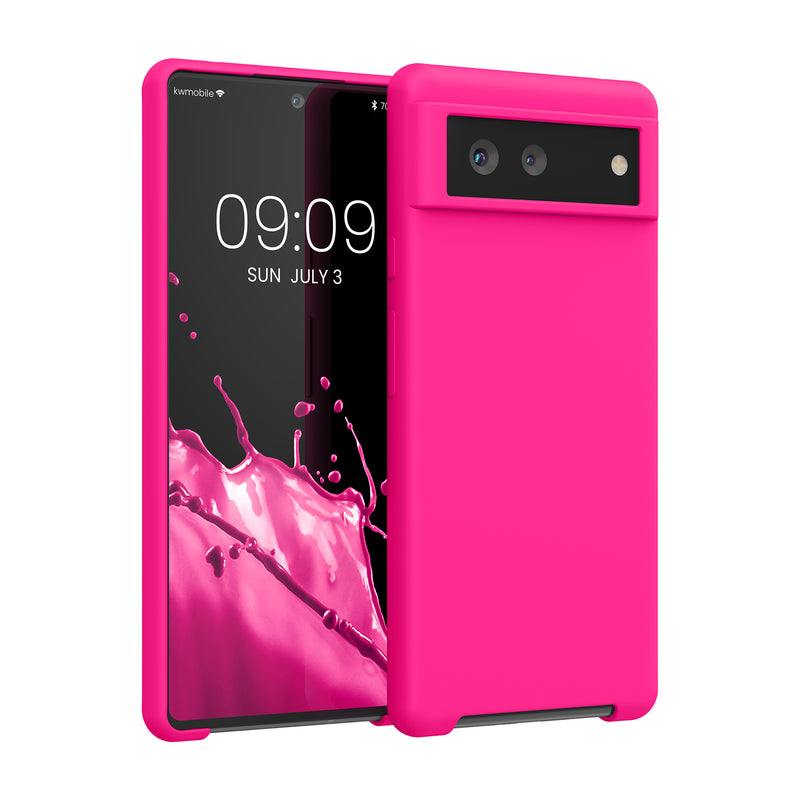 kwmobile Handyhülle für Google Pixel 6 Case Kabelloses Laden Schutzhülle Cover