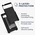 kwmobile Handyhülle für Google Pixel 6 Case Kabelloses Laden Schutzhülle Cover