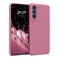 kwmobile Handyhülle für Samsung Galaxy S21 FE Hülle - Kabelloses Laden - Schutzhülle Cover