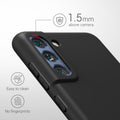 kwmobile Handyhülle für Samsung Galaxy S21 FE Hülle - Kabelloses Laden - Schutzhülle Cover
