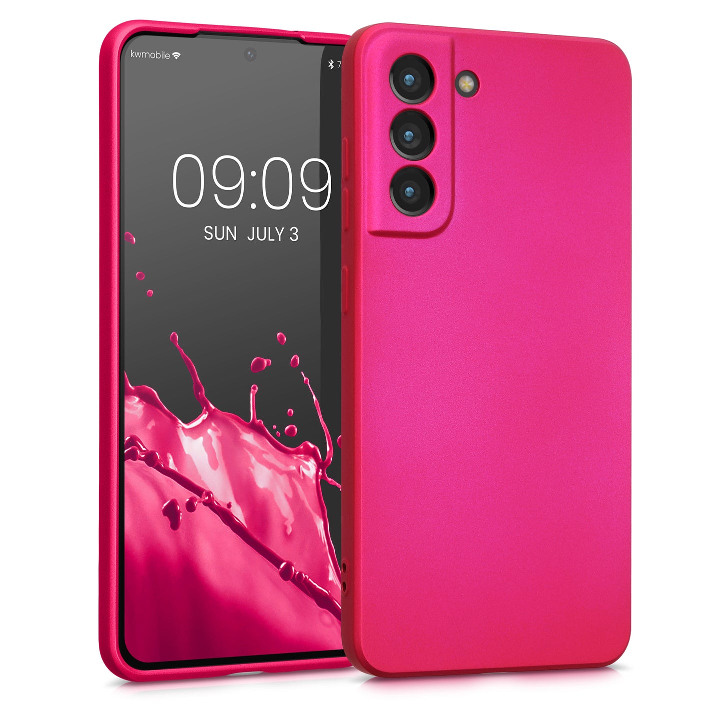 kwmobile Handyhülle für Samsung Galaxy S21 FE Hülle - Silikon Case - Schutzhülle Cover