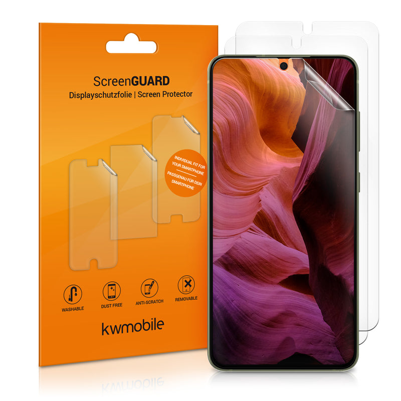 3x Folie kristallklar für Samsung Galaxy S21 FE