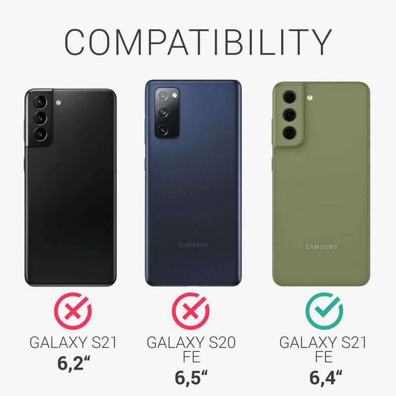 3x Folie kristallklar für Samsung Galaxy S21 FE