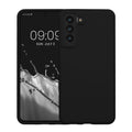 kwmobile Handyhülle für Samsung Galaxy S21 FE Hülle - Case Silikon - Kabelloses Laden - Schutzhülle Cover