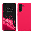 kwmobile Handyhülle für Samsung Galaxy S21 FE Hülle - Case Silikon - Kabelloses Laden - Schutzhülle Cover
