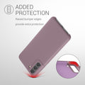 kwmobile Handyhülle für Samsung Galaxy S21 FE Hülle - Case Silikon - Kabelloses Laden - Schutzhülle Cover