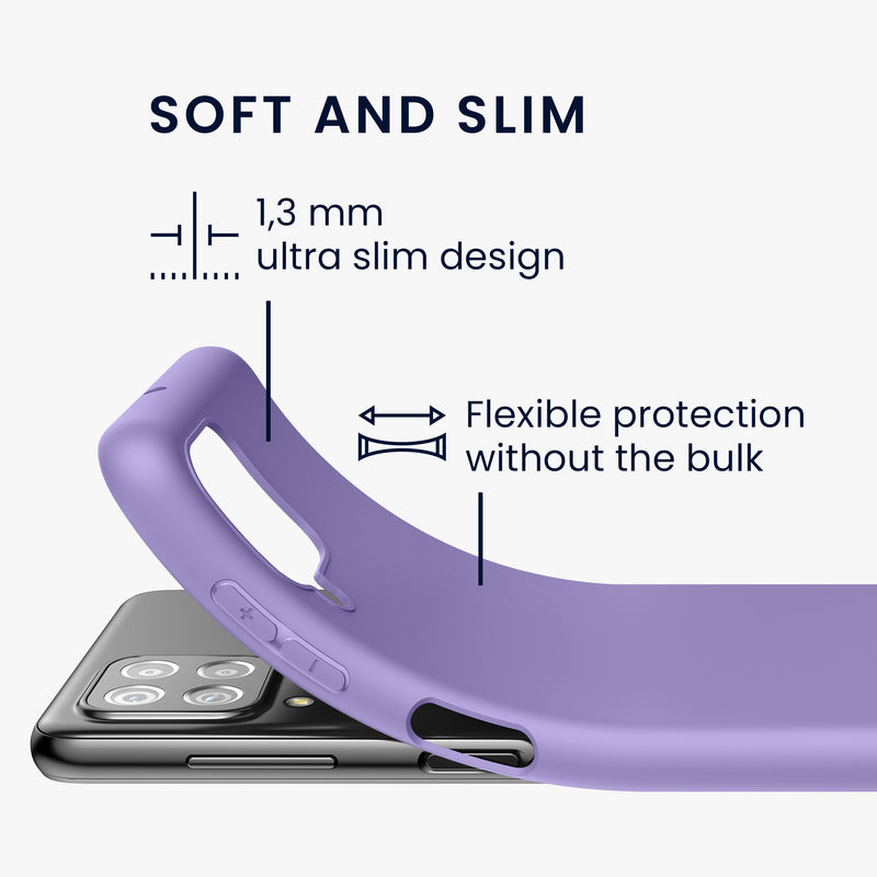 kwmobile Handyhülle für Samsung Galaxy A22 4G Hülle - Kabelloses Laden - Schutzhülle Cover