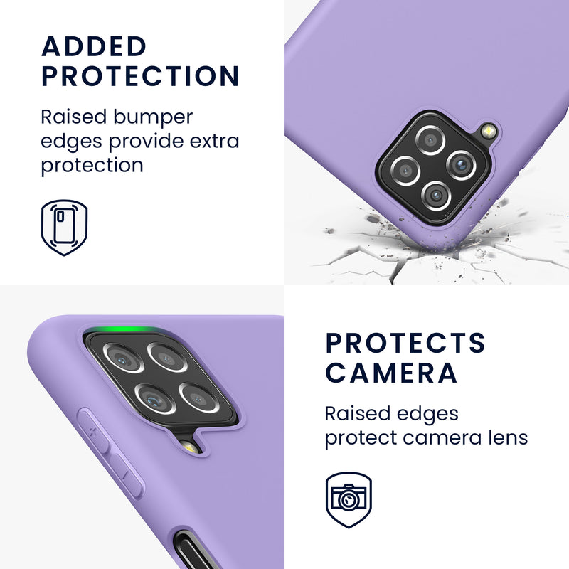 kwmobile Handyhülle für Samsung Galaxy A22 4G Hülle - Kabelloses Laden - Schutzhülle Cover