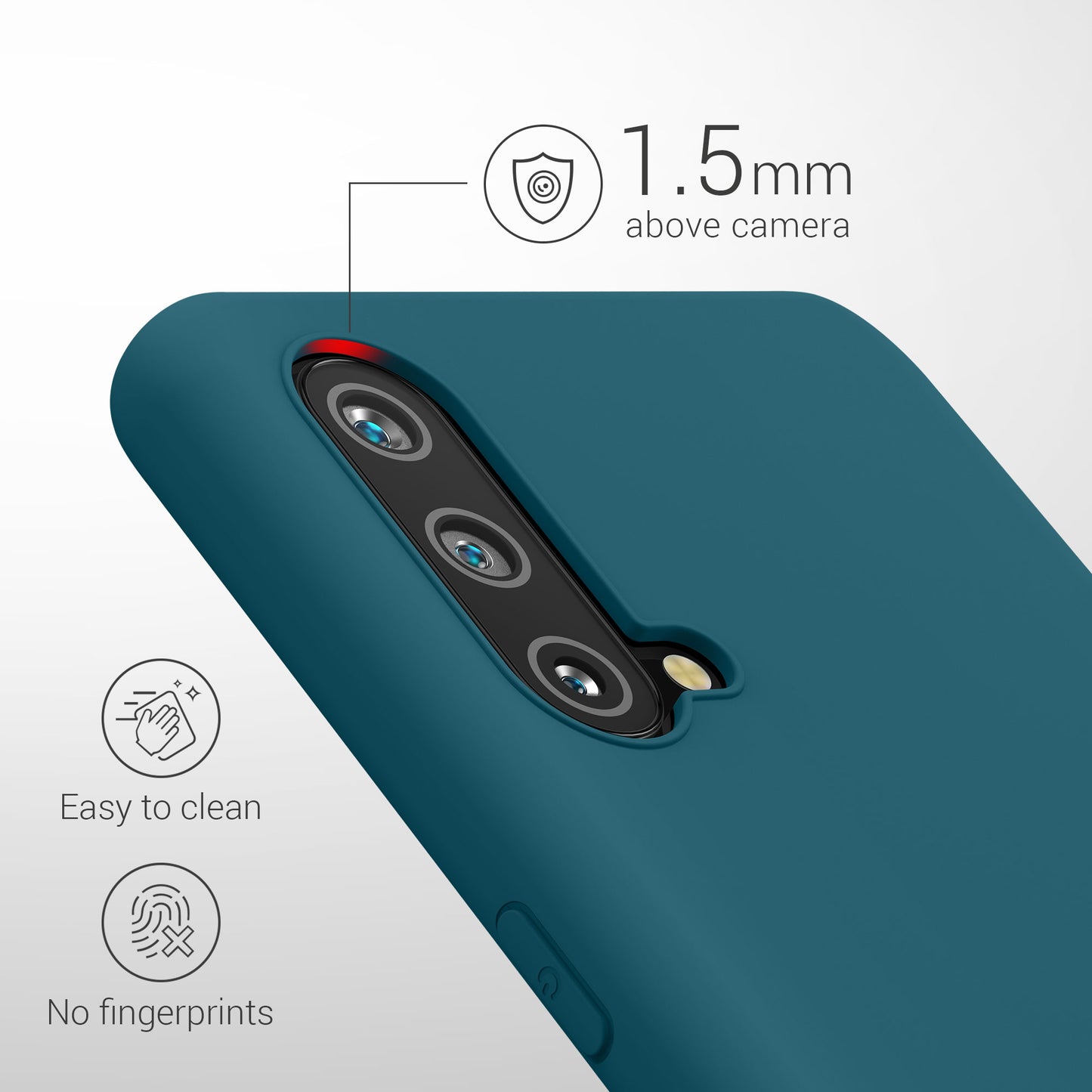 kwmobile Handyhülle für OnePlus Nord CE 5G - Kabelloses Laden - Schutzhülle Cover