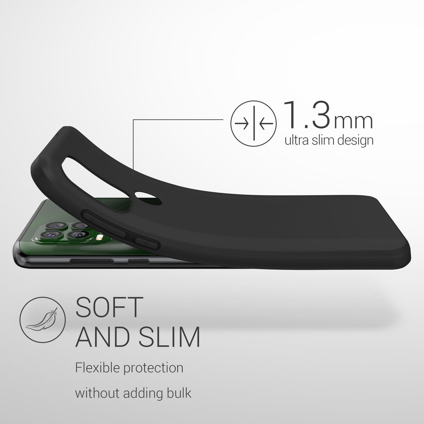 kwmobile Handyhülle für Motorola Moto G Stylus 5G Hülle Kabelloses Laden Schutzhülle Cover