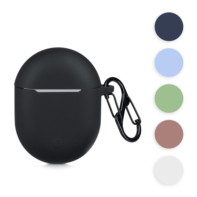 kwmobile Hülle kompatibel mit Xiaomi Redmi Airdots 3 Pro / Buds 3 Pro Hülle - Kopfhörer Case - TPU Silikon Cover - Schutzhülle in Schwarz Schwarz  