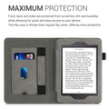 kwmobile Schutzhülle kompatibel mit Amazon Kindle Paperwhite Flip Hülle - Cover mit Handschlaufe