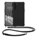 kwmobile Necklace Case kompatibel mit OnePlus Nord Hülle - Cover mit Kordel zum Umhängen - Silikon Schutzhülle