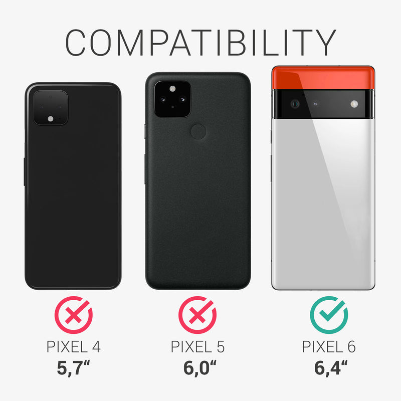 3x Folie kristallklar für Google Pixel 6