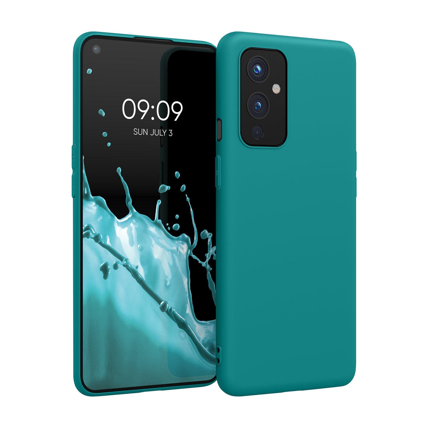 kwmobile Handyhülle für OnePlus 9 (EU/NA Version) Hülle - Kabelloses Laden - Schutzhülle Cover