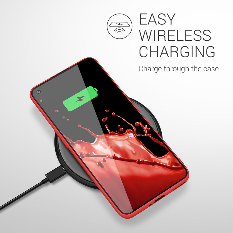 kwmobile Handyhülle für OnePlus 9 (EU/NA Version) Hülle - Kabelloses Laden - Schutzhülle Cover