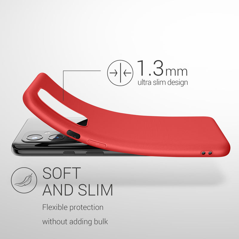 kwmobile Handyhülle für OnePlus 9 (EU/NA Version) Hülle - Kabelloses Laden - Schutzhülle Cover