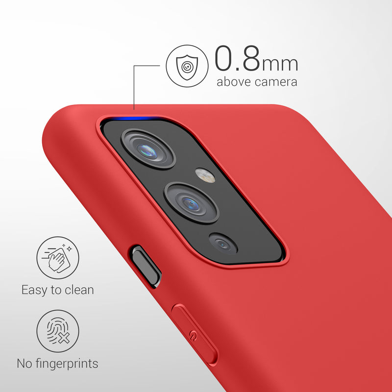 kwmobile Handyhülle für OnePlus 9 (EU/NA Version) Hülle - Kabelloses Laden - Schutzhülle Cover