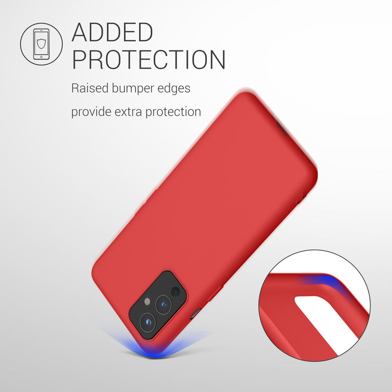 kwmobile Handyhülle für OnePlus 9 (EU/NA Version) Hülle - Kabelloses Laden - Schutzhülle Cover