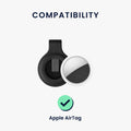 kwmobile Clip Halter für Apple AirTag Case Tracker Schutzhülle Klemm Halter Holder Halterung