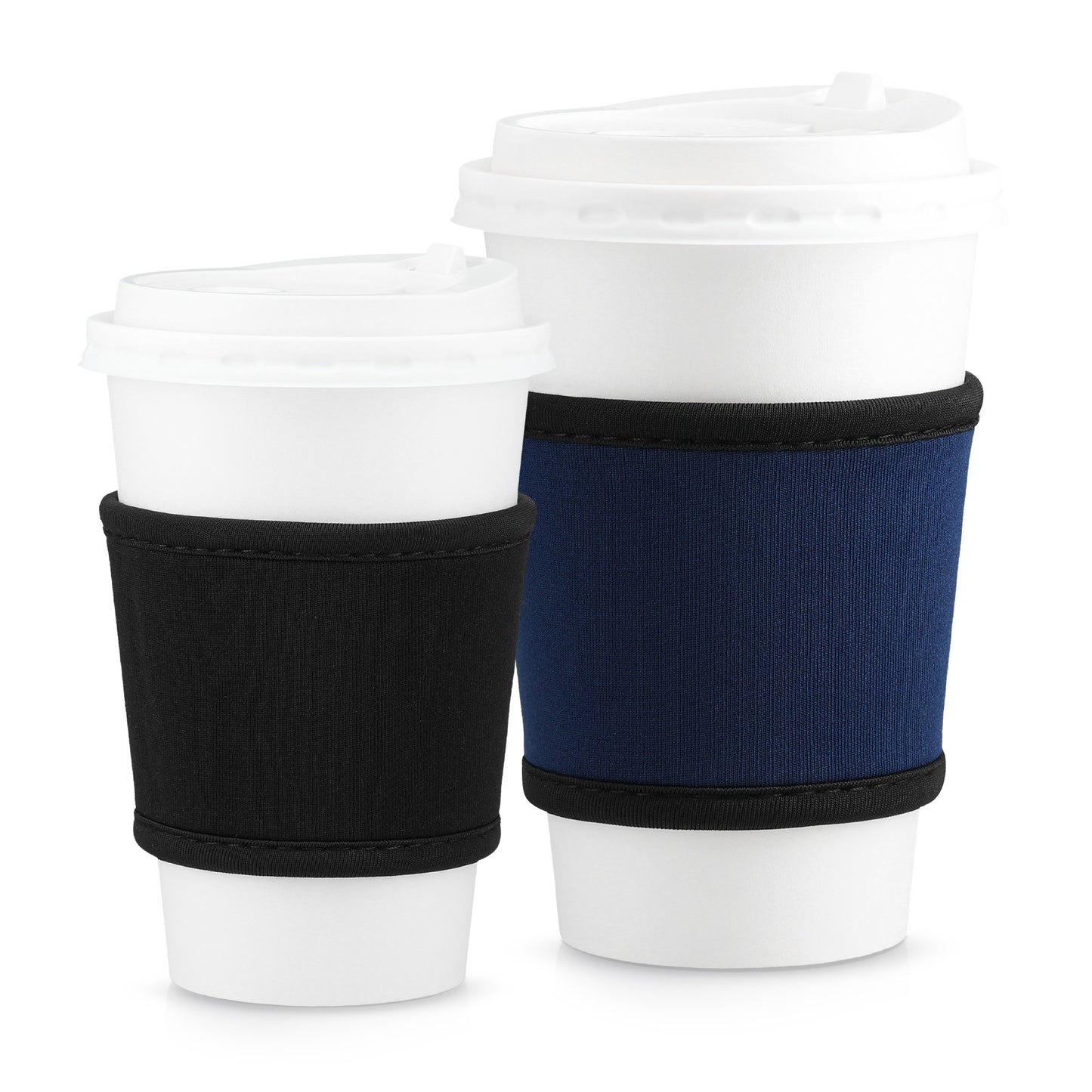 kwmobile Kaffeebecher Sleeve Hitzeschutz Manschette für Kaffee to go Becher für 200 bis 700 ml Trinkbecher