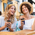 kwmobile Kaffeebecher Sleeve Hitzeschutz Manschette für Kaffee to go Becher für 200 bis 700 ml Trinkbecher