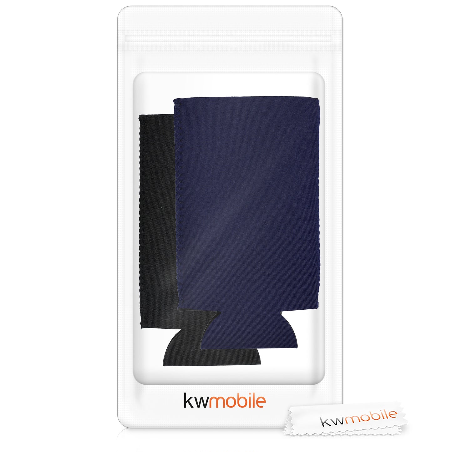 kwmobile 2x 500ml Can Dosenkühler für Bierdosen und andere Getränkedosen 7 x 14 cm