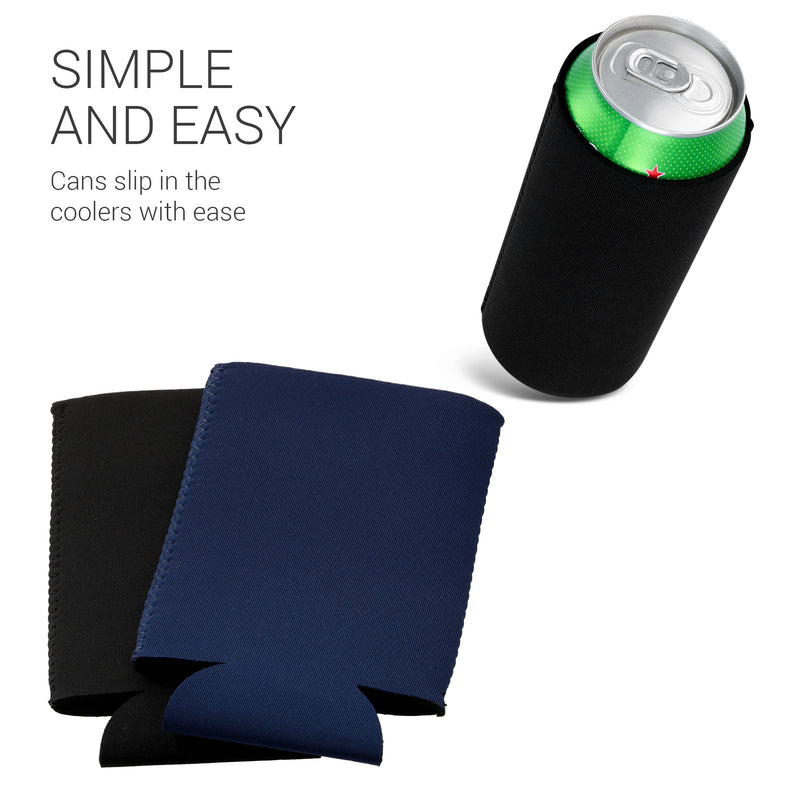 kwmobile 2x 500ml Can Dosenkühler für Bierdosen und andere Getränkedosen 7 x 14 cm