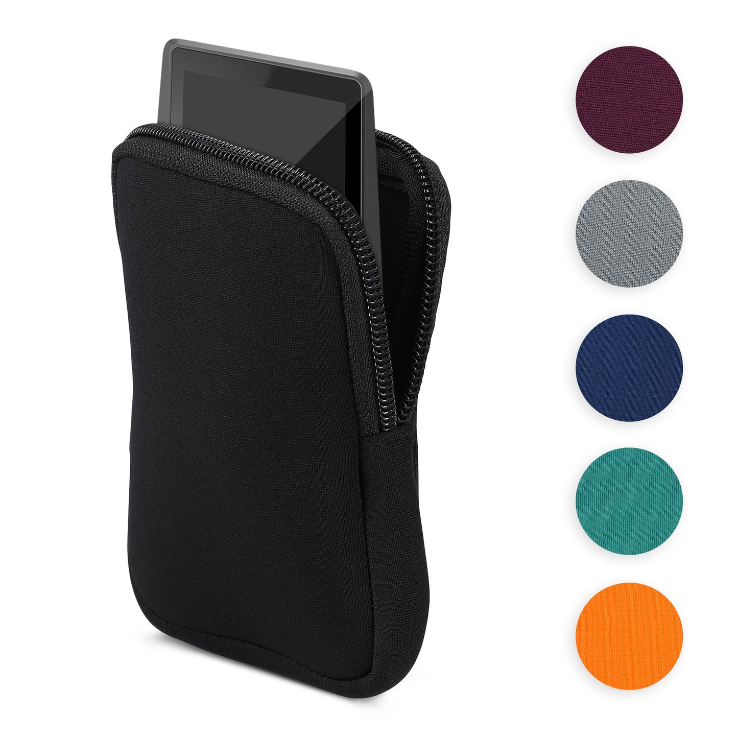 kwmobile Tasche kompatibel mit Bosch Nyon 2 - E-Bike Computer Neopren Hülle - Schutztasche Petrol Petrol  