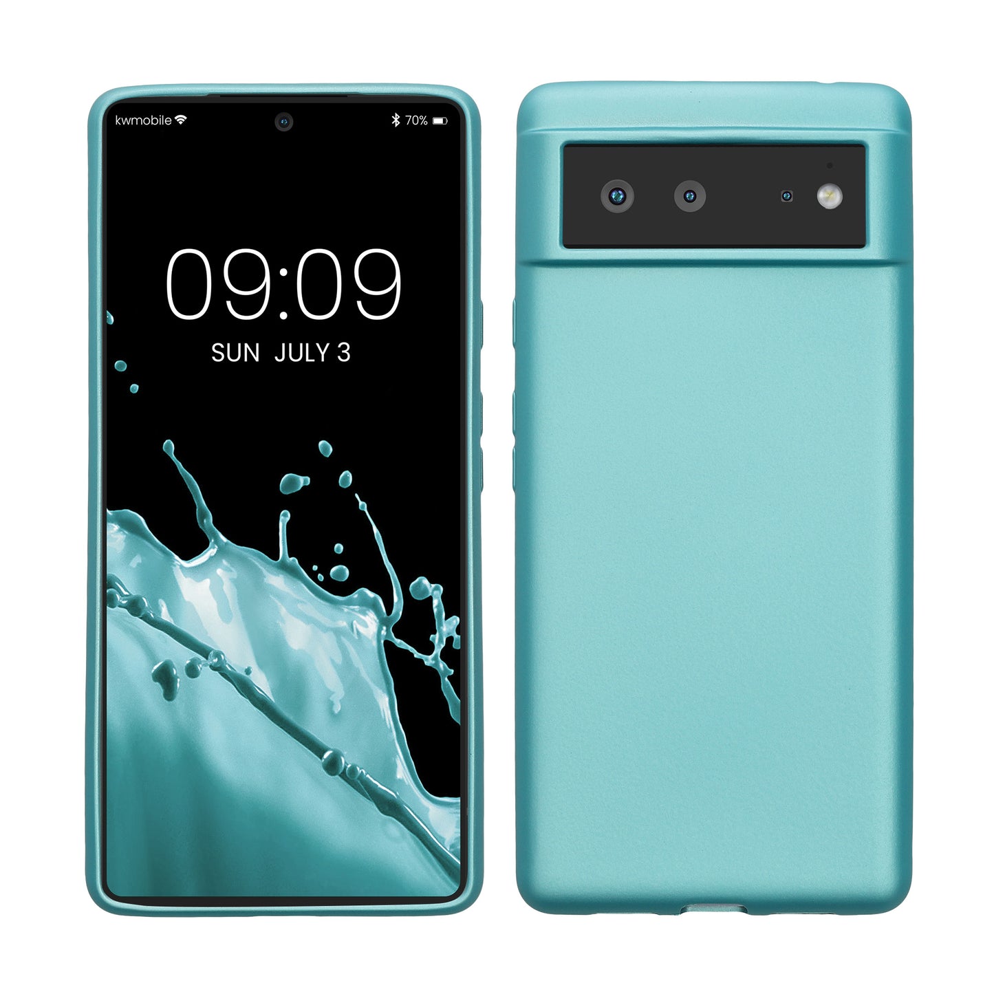 kwmobile Handyhülle für Google Pixel 6 Hülle Silikon Case Schutzhülle Cover