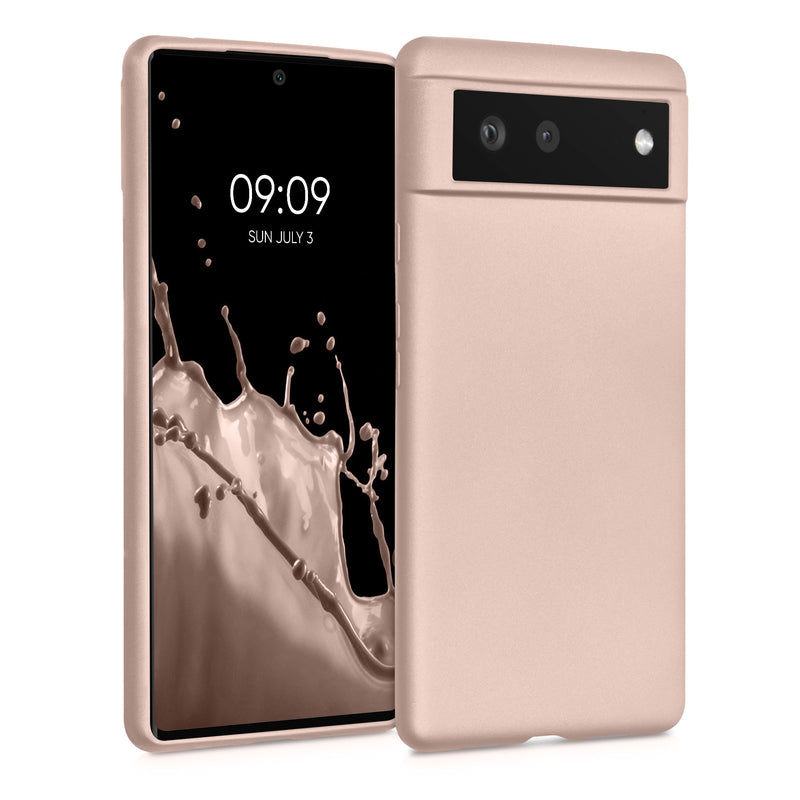 kwmobile Handyhülle für Google Pixel 6 Hülle Silikon Case Schutzhülle Cover