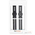 kwmobile Uhrenarmband für Garmin Forerunner 55 / Forerunner 165 / 245 / 645 / 570 42mm Armband Fitnesstracker Band Set Ersatzarmband Smartwatch