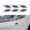 kwmobile Universal Auto Stoßstangen Aufkleber Stoßstangenschutz Folie Schutzfolie Schutzleiste 10,5x3,4 cm