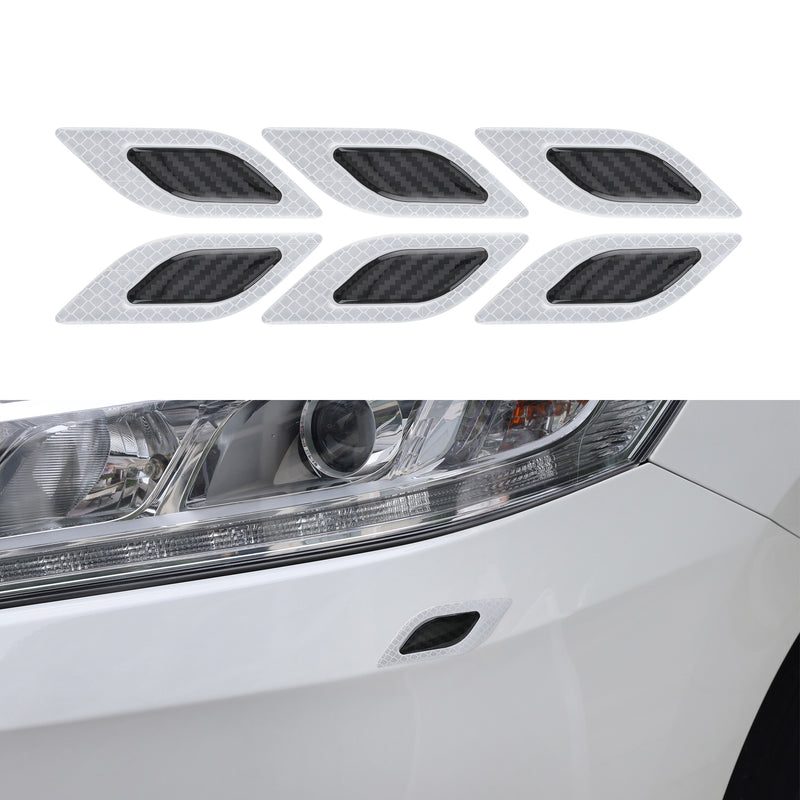 kwmobile Universal Auto Stoßstangen Aufkleber Stoßstangenschutz Folie Schutzfolie Schutzleiste 10,5x3,4 cm