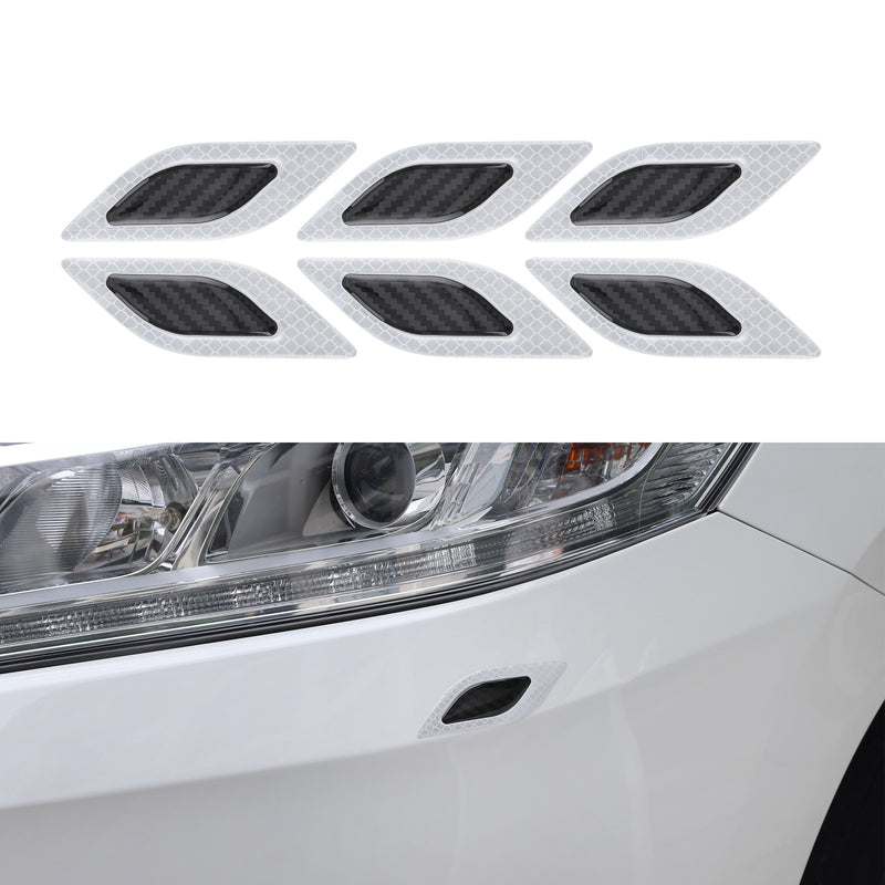 kwmobile Universal Auto Stoßstangen Aufkleber Stoßstangenschutz Folie Schutzfolie Schutzleiste 10,5x3,4 cm