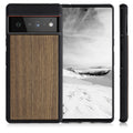 Holzhülle mit TPU Bumper für Google Pixel 6 Pro Walnussholz