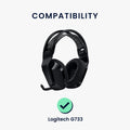 kwmobile Ohr Polster für Logitech G733 Ohrpolster Ersatz Kopfhörer Ersatzteile Kopfhörer Ersatzpolster Over Ear Headphones
