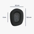 kwmobile Ohr Polster für Logitech G733 Ohrpolster Ersatz Kopfhörer Ersatzteile Kopfhörer Ersatzpolster Over Ear Headphones