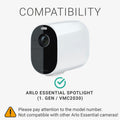 2x Silikon Hülle kompatibel mit Arlo Essential Spotlight (1. Gen / VMC2030)