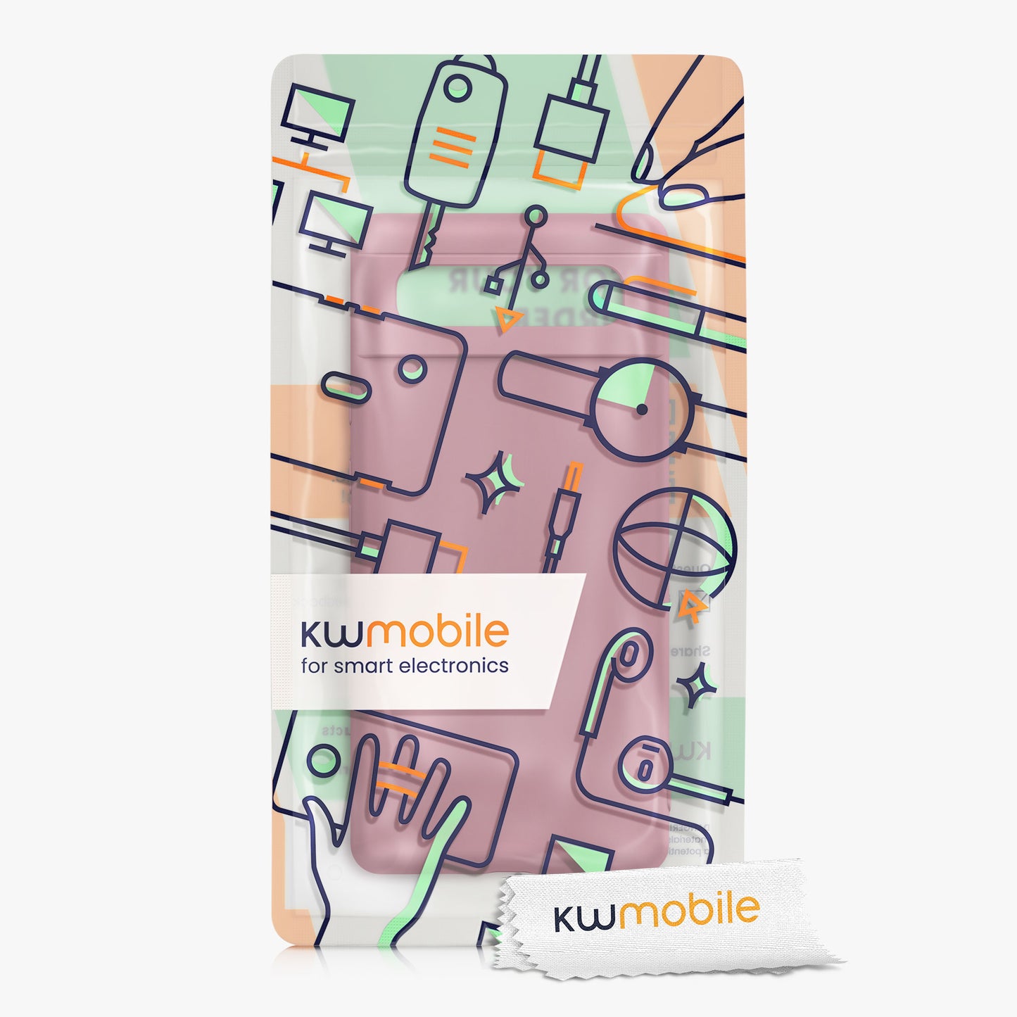 kwmobile Hülle kompatibel mit Google Pixel 6 - Schutzhülle für kabelloses Laden