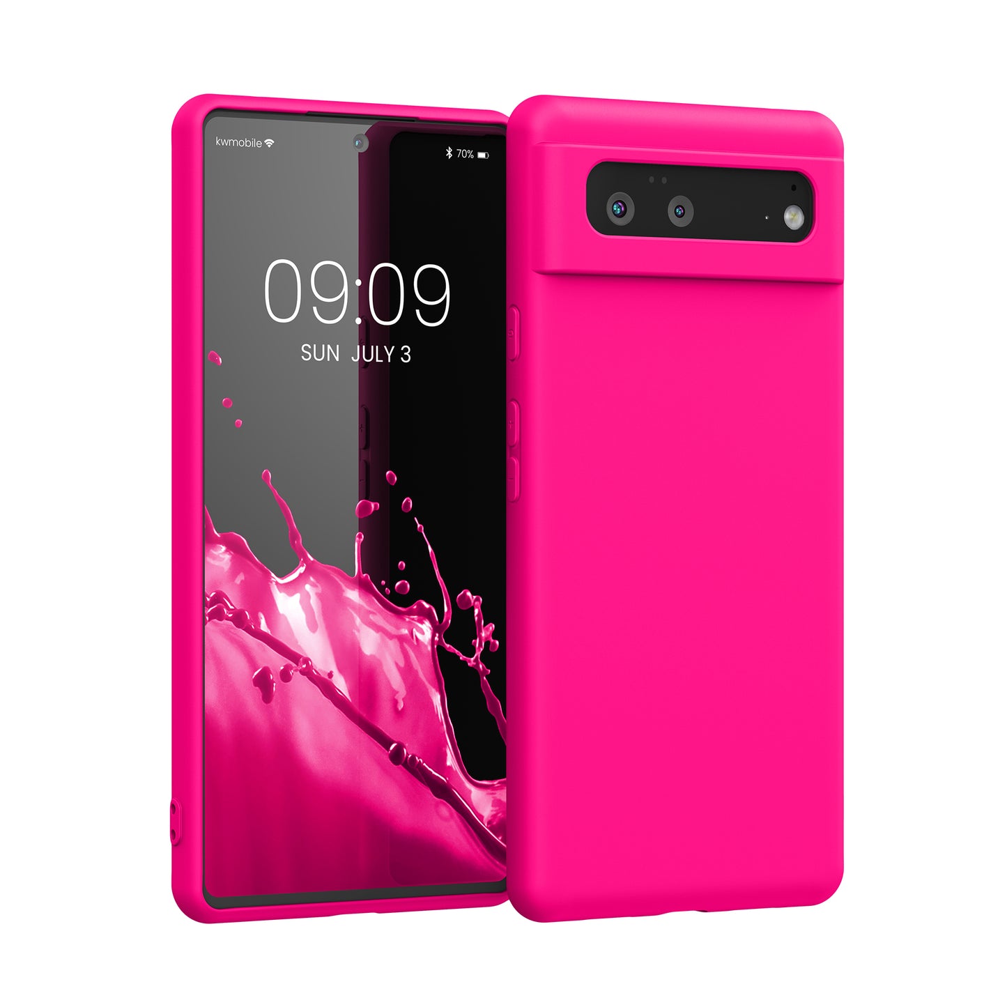 kwmobile Hülle kompatibel mit Google Pixel 6 - Schutzhülle für kabelloses Laden