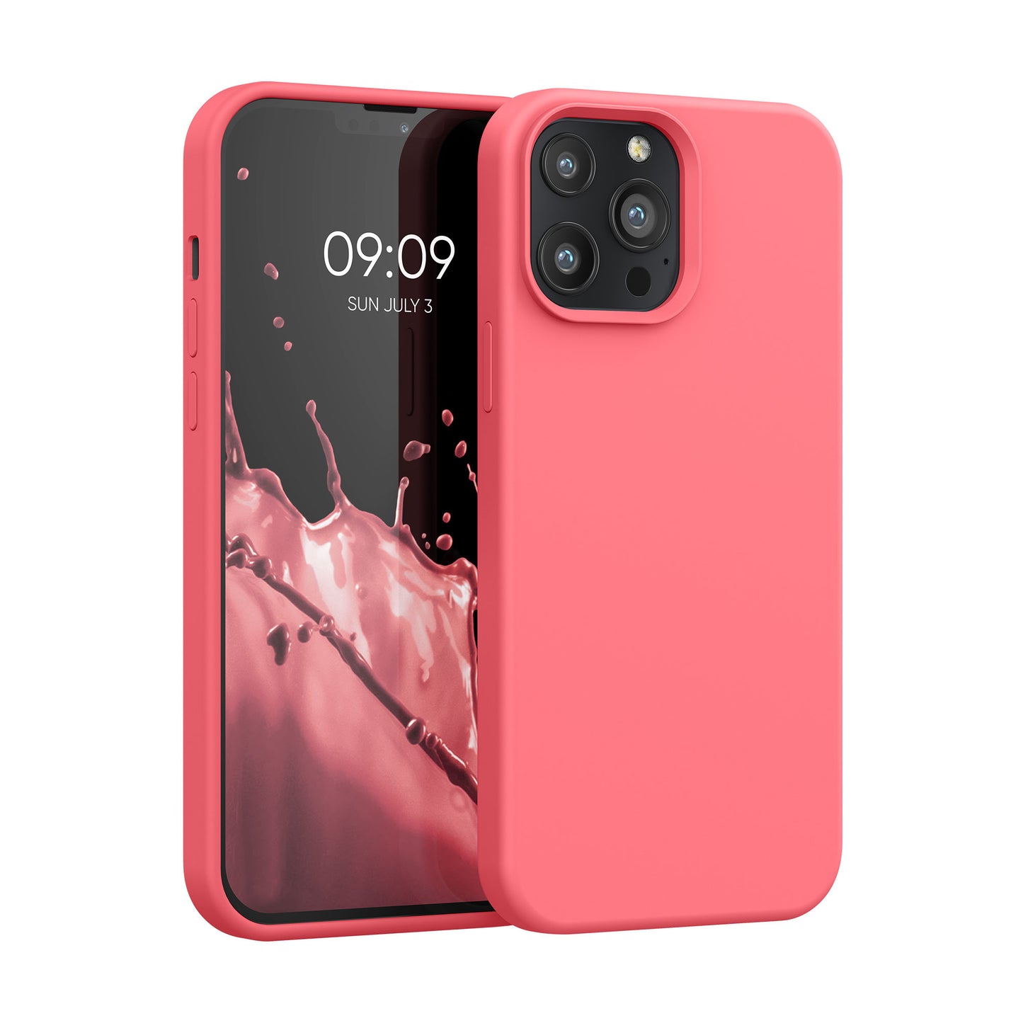 kwmobile Handyhülle für iPhone 13 Pro Max Case Silikon kabelloses Laden