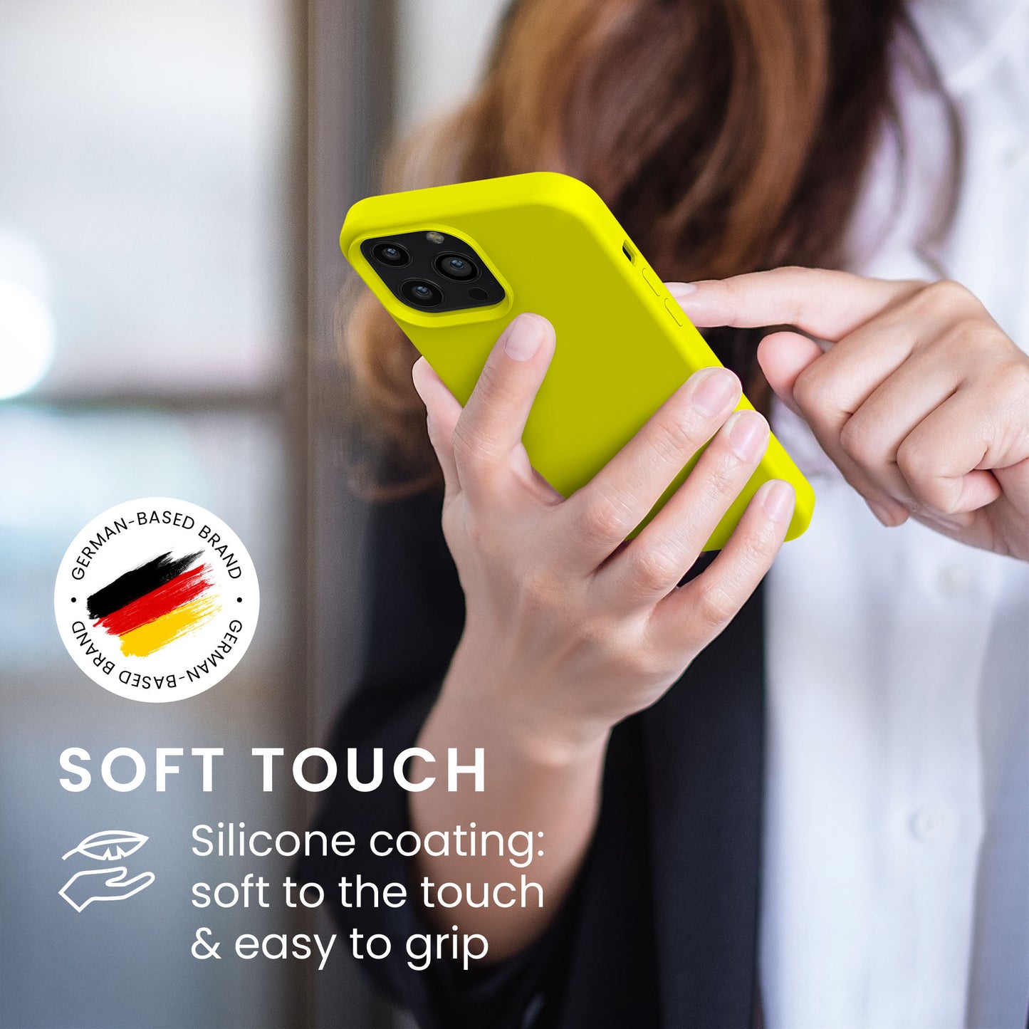 kwmobile Handyhülle für iPhone 13 Pro Max Case Silikon kabelloses Laden