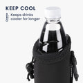 kwmobile Flasche Flaschenkühler Flaschenträger für Bier Limo Wasser aus isoliertem Neopren