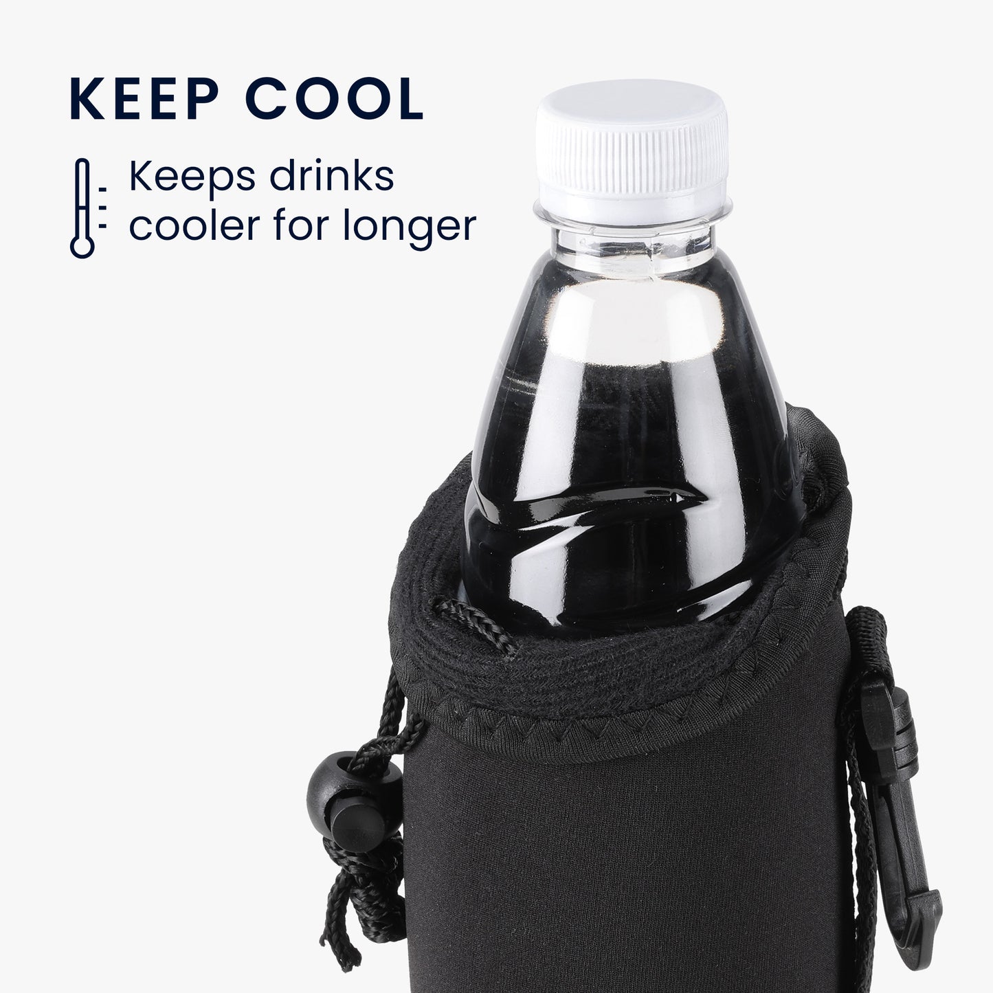 kwmobile Flasche Flaschenkühler Flaschenträger für Bier Limo Wasser aus isoliertem Neopren