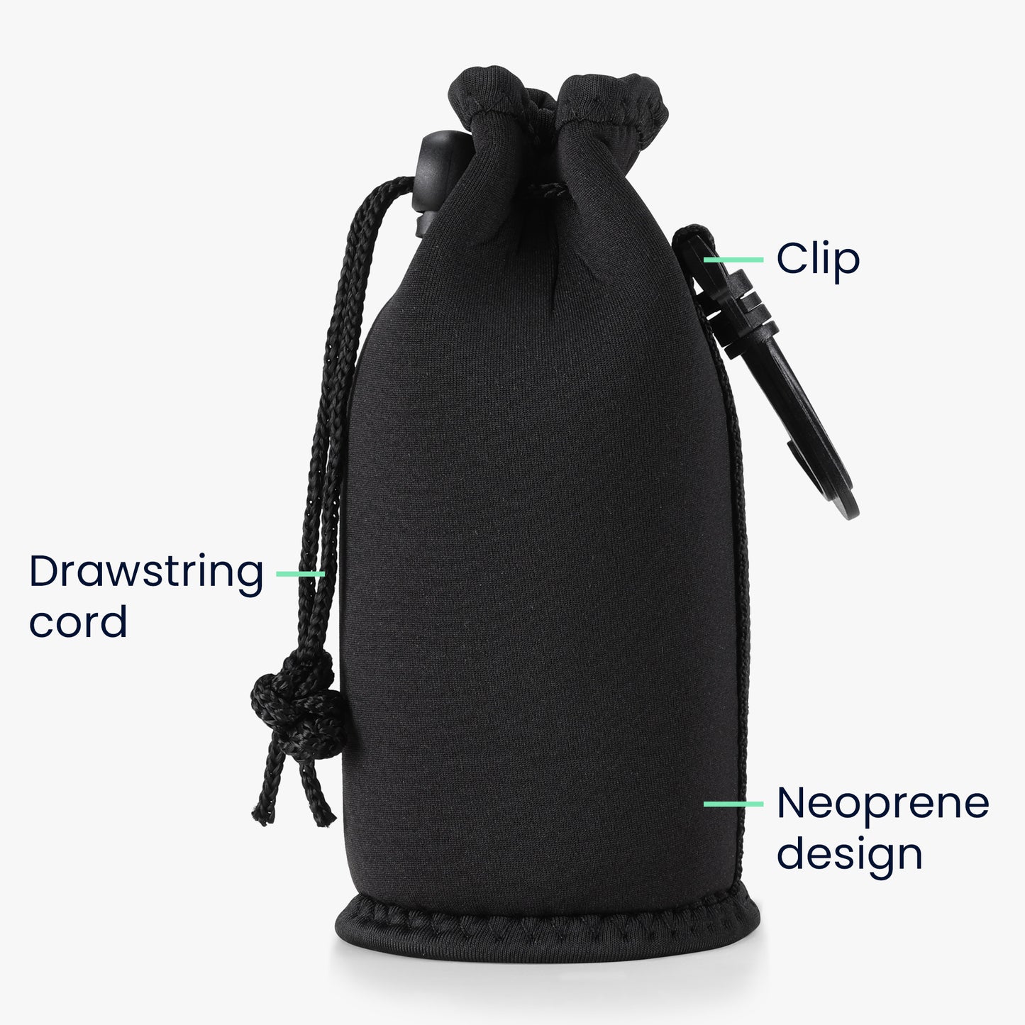 kwmobile Flasche Flaschenkühler Flaschenträger für Bier Limo Wasser aus isoliertem Neopren