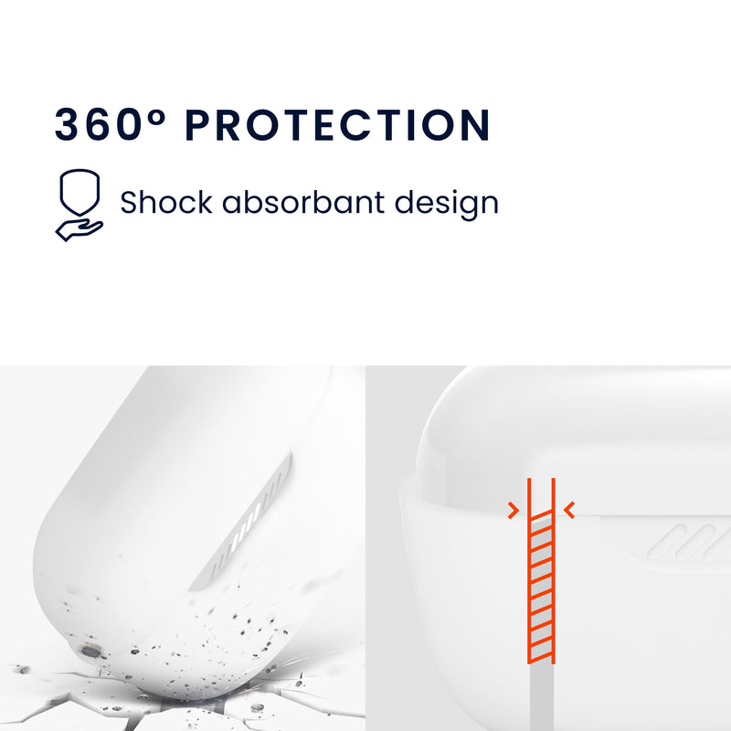 kwmobile Hülle kompatibel mit JBL Live Free NC+ TWS Hülle - Kopfhörer Case - Schutzhülle