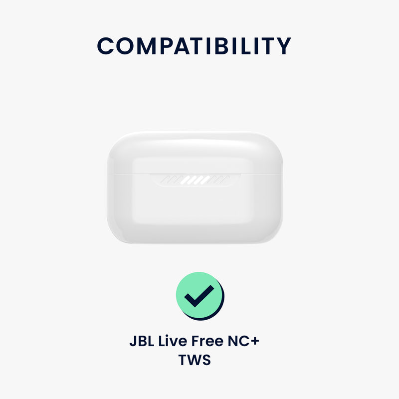 kwmobile Hülle kompatibel mit JBL Live Free NC+ TWS Hülle - Kopfhörer Case - Schutzhülle